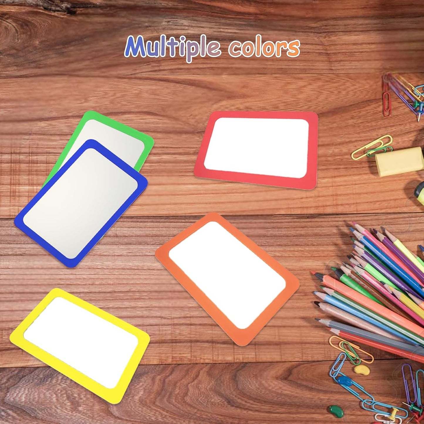 5 Pcs Small Mirrors for Kids Unbreakable Shatter Proof Mirror 6 x 4 Inches Round Corners Square Unbroken Mirrors for School Classroom Bathroom DIY Crafts (Bright Colors)