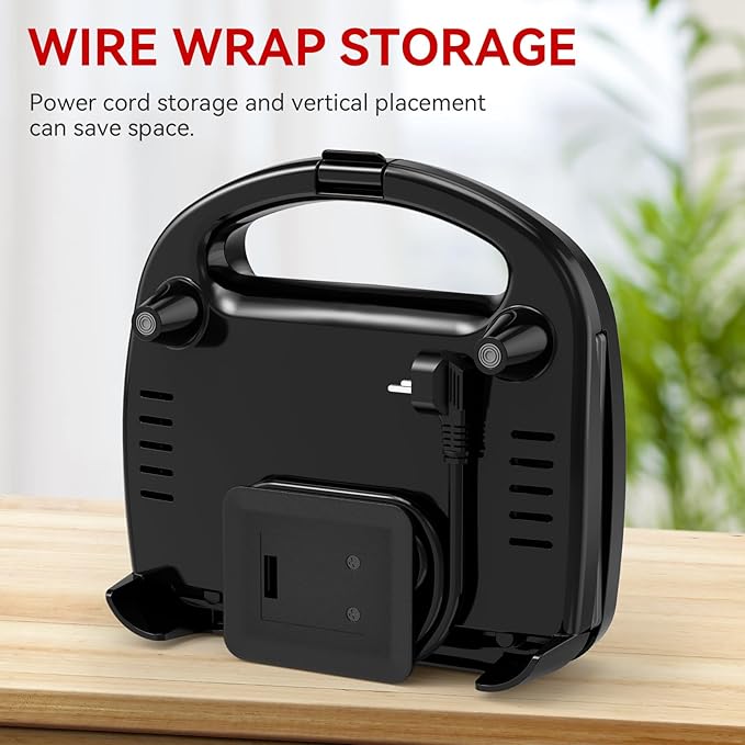 OSTBA Waffle Maker, 2 Slice Non-Stick Waffle Iron, Belgian Waffle Machine - Image 6