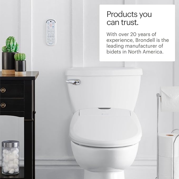 Brondell Bidet Toilet Seat S1400, Smart Toilet Seat, Dual Stainless-Steel - Image 10