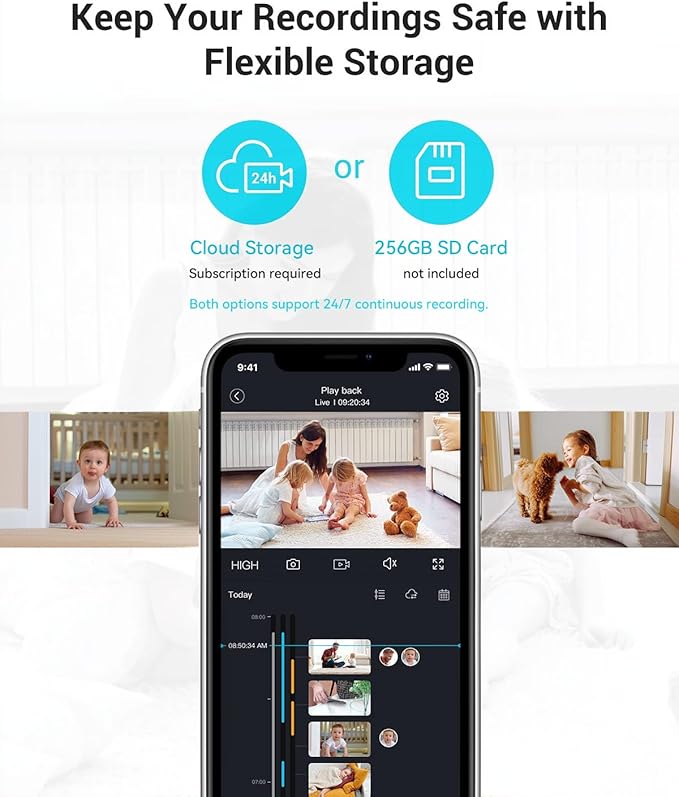 blurams 5G Pet Camera 2K, 360° PTZ Dog Camera - Image 7