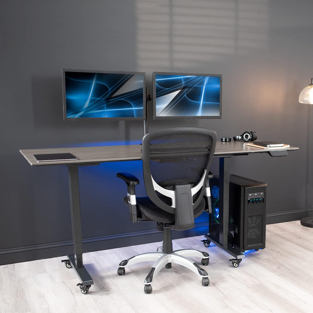 VIVO Large Computer Tower Desktop ATX-Case, CPU Steel Rolling Stand, 7.8 to 1...