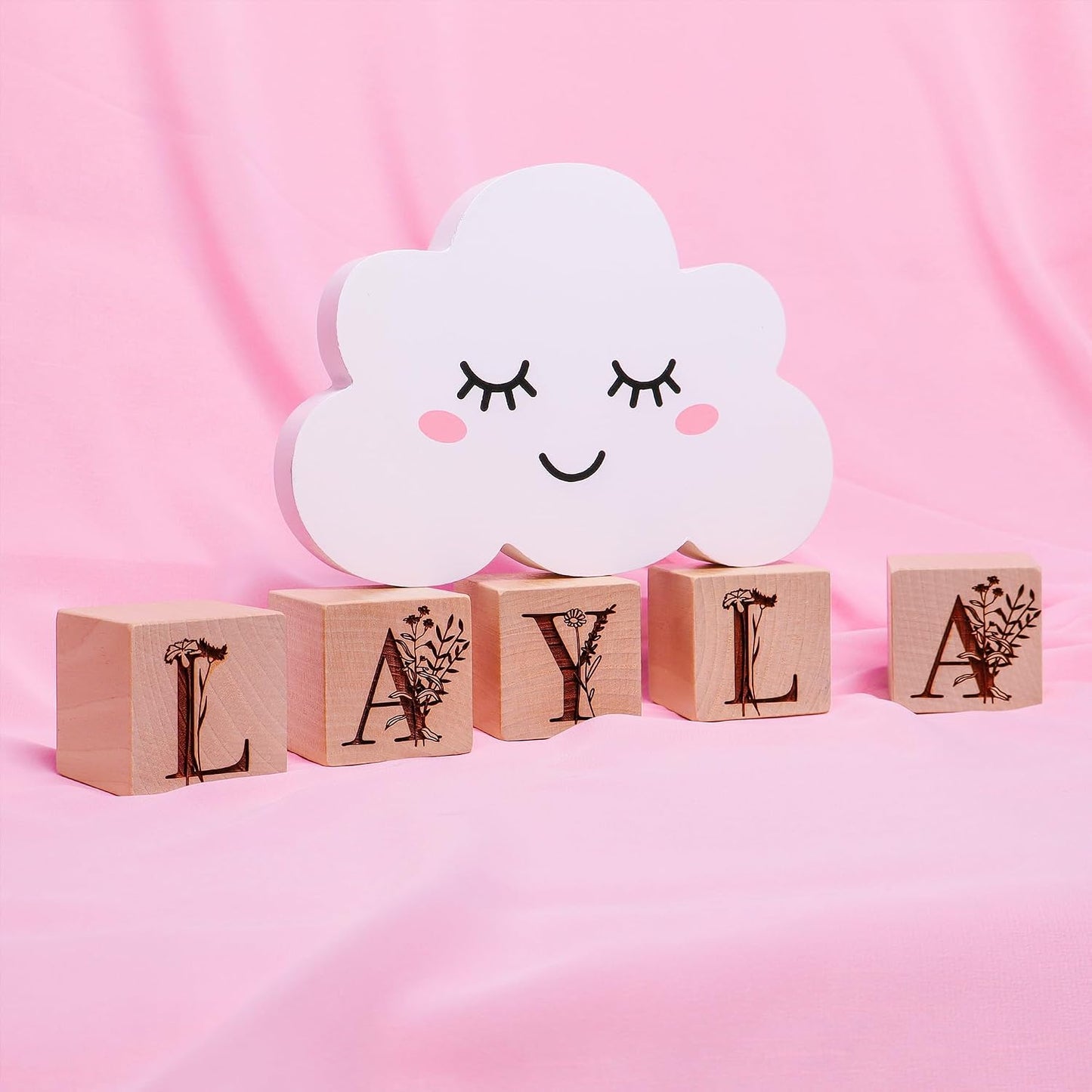 Personalized Nursery Name Block Letters - Custom Wooden Name Blocks for Vintage Nursery Decor/Custom Gift new mom boy Girl new mom Baby Shower
