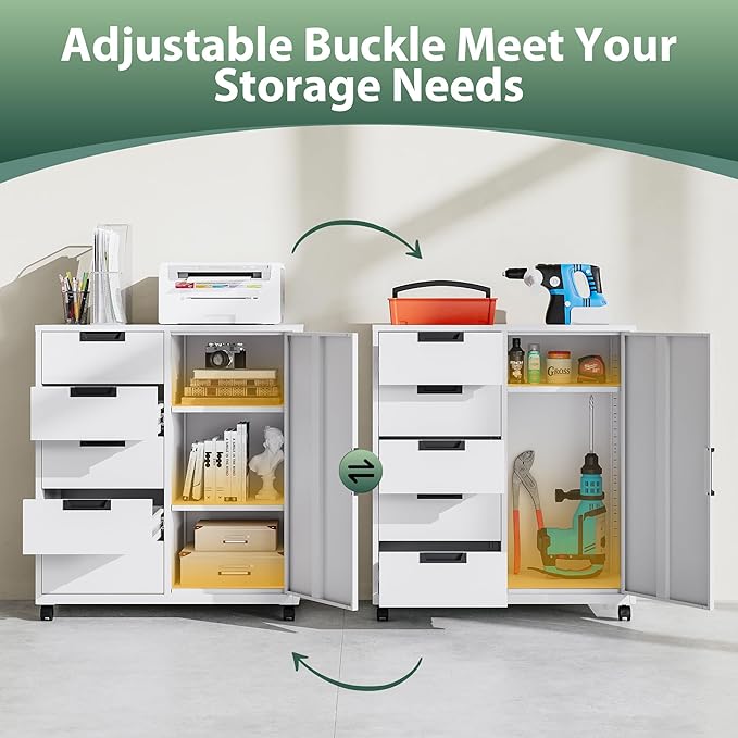 MIIIKO 5 Drawer Storage Cabinet - Image 7