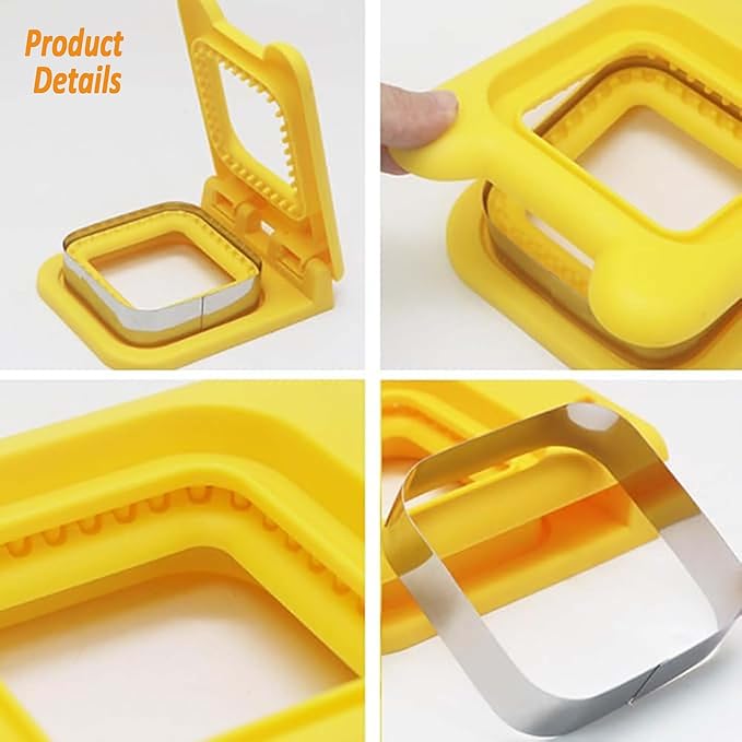 4 Pcs Shaped Sandwich Makers, Sandwich Cutter & Sealer - Image 6