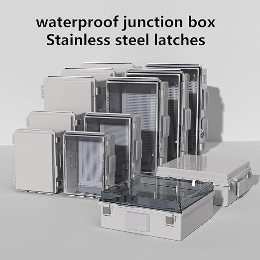 ABS Electrical Junction Box, Ventilated Design, Cable Grommets, IP65 Waterproof - Image 8