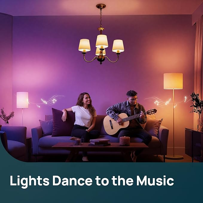Linkind Matter Smart Bulbs, E12 Led Bulb Works - Image 9