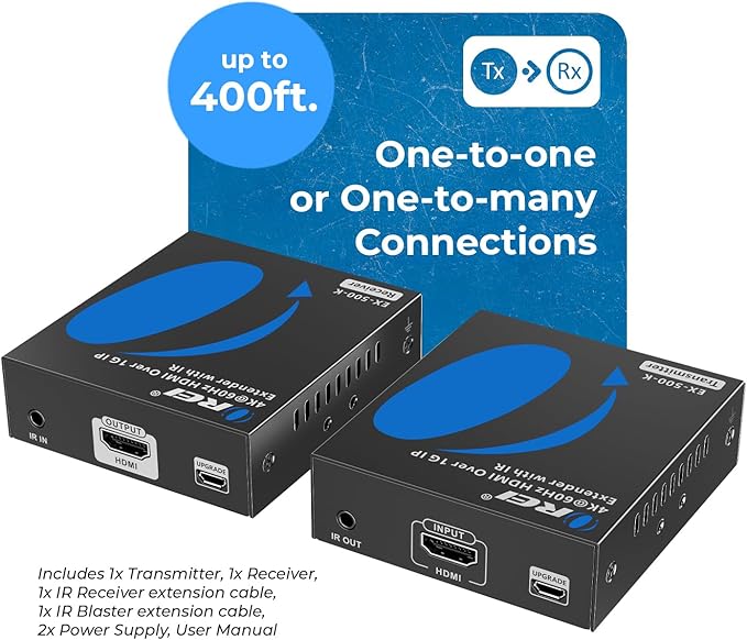 OREI 4K HDMI Extender Over IP CAT6 - Image 9