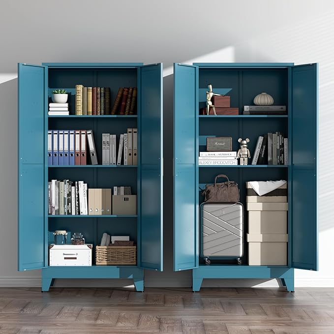 COFaR Home Farmhouse Storage Cabinet - Image 9