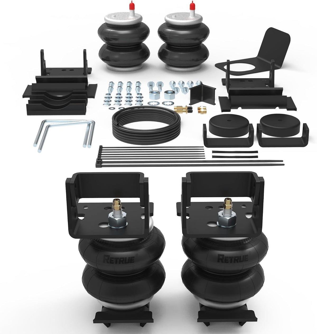 RETRUE Rear Air Bags Suspension Kit for RAM 2500 3500 2003-2012