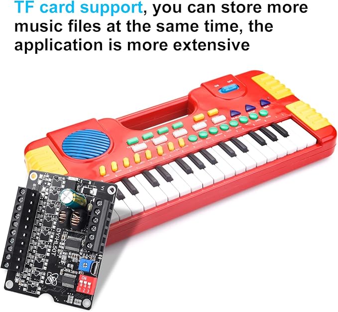 1 Pc 60W Voice Playback Module Support TF Card, PEMENOL DC 9-24V Sound Module - Image 6