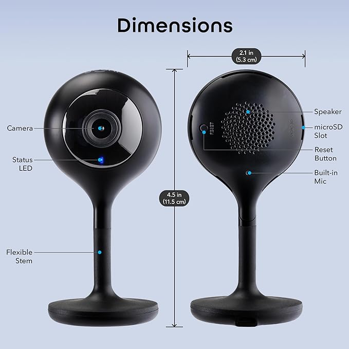 Geeni Look 2K 4MP Smart Indoor Security Camera – 1440p Ultra HD WiFi Pet & Baby - Image 9