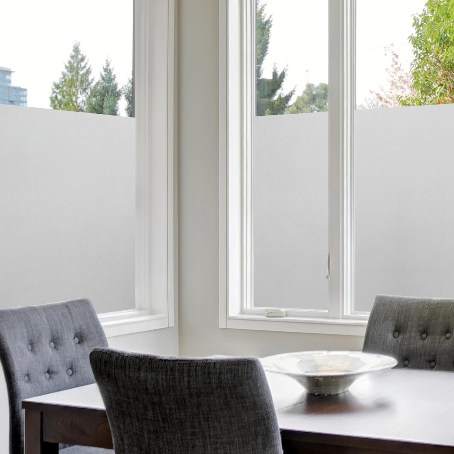 Natural Frost Light Effects Window Privacy Film by Artscape - Decorative Frosted Glass Design, Static Cling, Privacy from Both Sides, Reduces Glare, Helps Create a Calm Space - 17.72 x 72 Inch