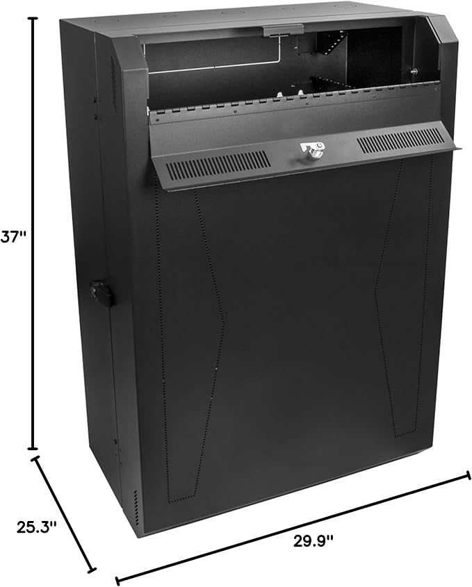 StarTech.com 8U 19" Vertical Wall Mount Server Rack Cabinet - Image 9