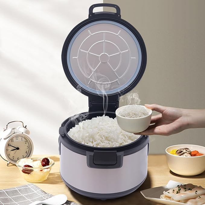 20qt/19L Commercial Rice Warmer, 100W Electric Adjustable Temperature Soup - Image 7