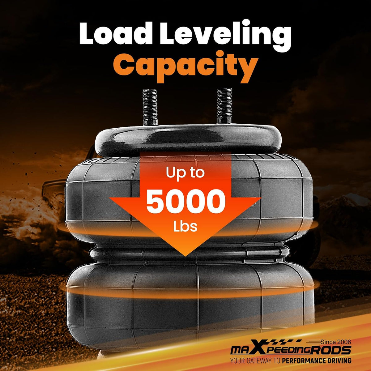 maXpeedingrods 5000 lbs Air Suspension Bags Kit for Ford F-150 2WD & 4WD ...