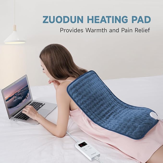 Heating Pad for Back Pain Relief, ZUODUN Electric Heating Pads for Cramps - Image 8