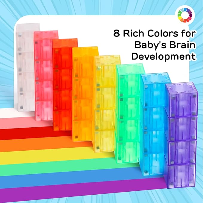 TOY Life 36PCS Magnetic Blocks for Kids Ages 4-8, Magnetic Building Blocks for - Image 9