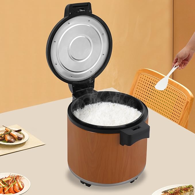 24.3qt/23L Commercial Rice Warmer, 105W Electric Constant Temperature Soup - Image 7