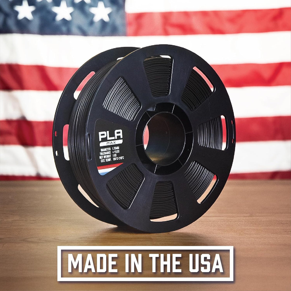 HATCHBOX PLA MAX V2 Pecan Brown 3D Printer Filament Made in the USA, 1.75mm D...