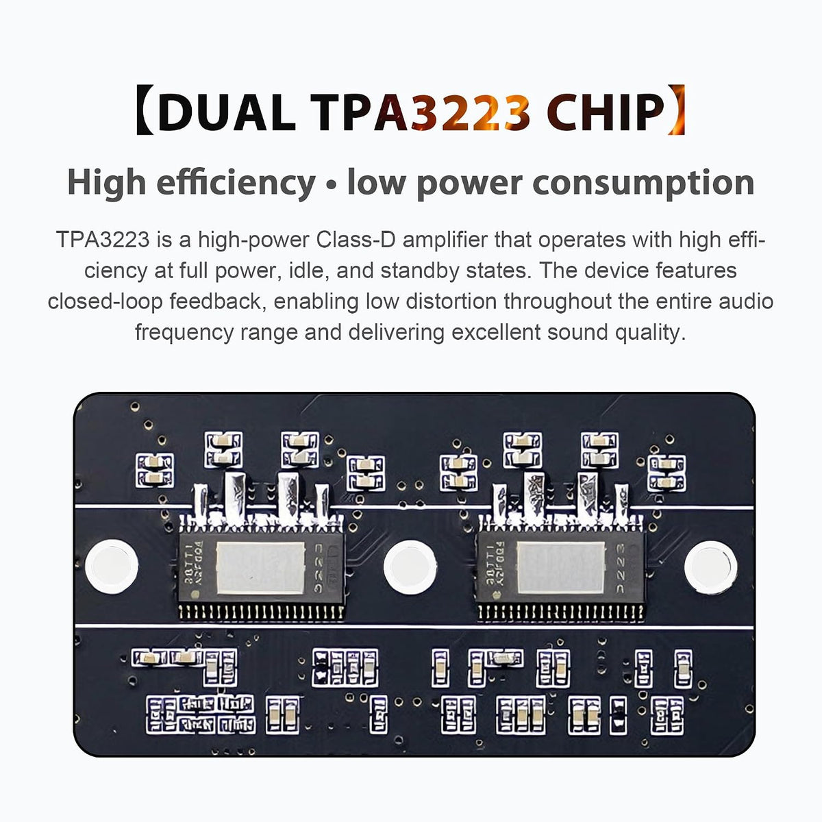X400HS 2.1 Channel Bluetooth 5.0 Amplifier Board, TPA3223 Chip 200W+200W+400W...