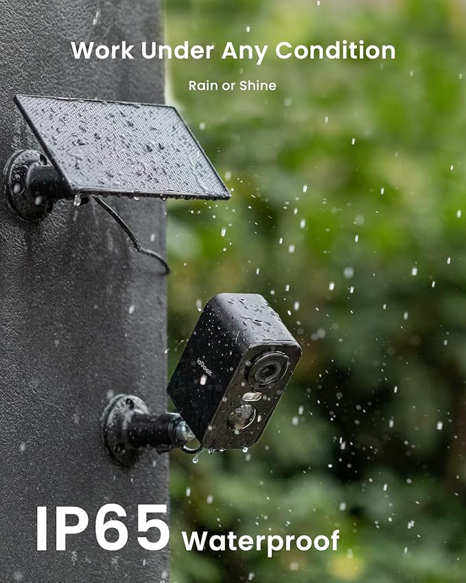 Solar Security Cameras Wireless Outdoor, ieGeek 2 Pack 2K WiFi Battery Camera - Image 9