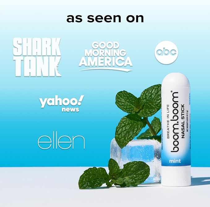 BoomBoom Nasal Stick | Vapor Flow Technology | Cool Refreshing Sensation | - Image 6