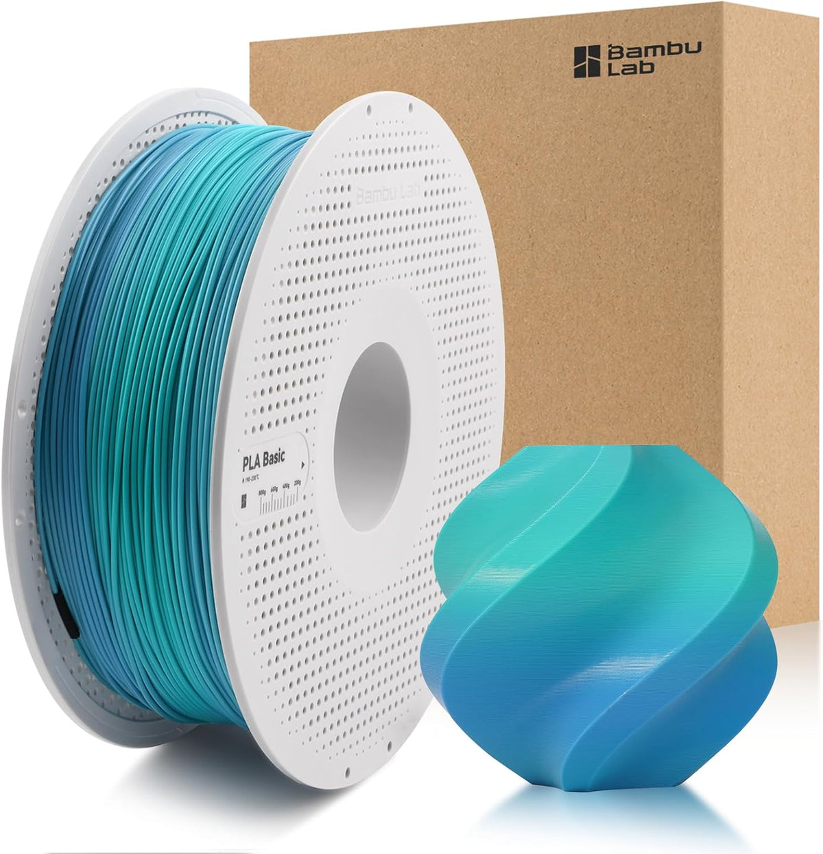 Bamboo 1.75MM PLA Basic Gradient Filament High Toughness High Speed &Easy...