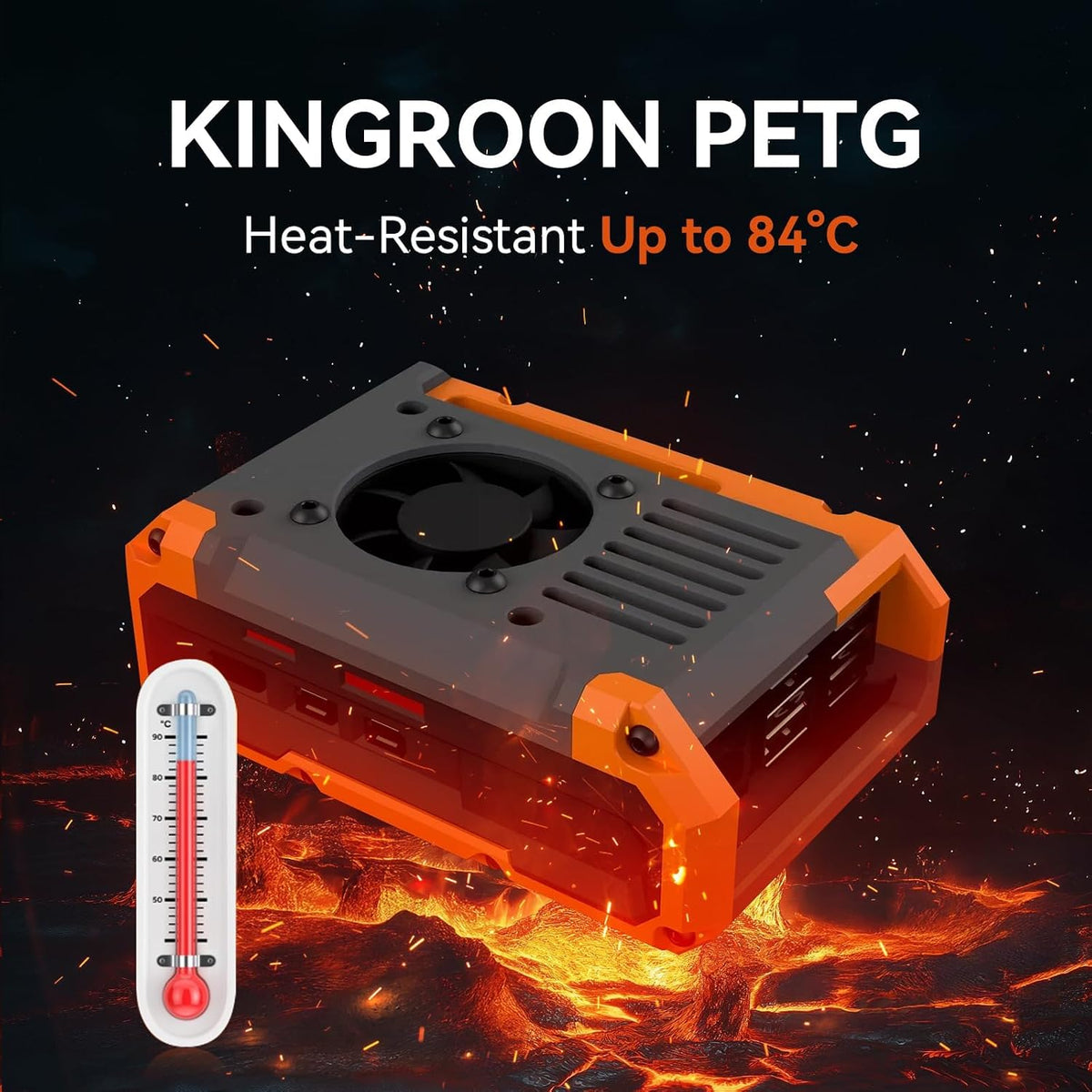 Kingroon PETG 3D Printer Filament, 10 Rolls, Dimensional Accuracy +/- 0.03 mm...