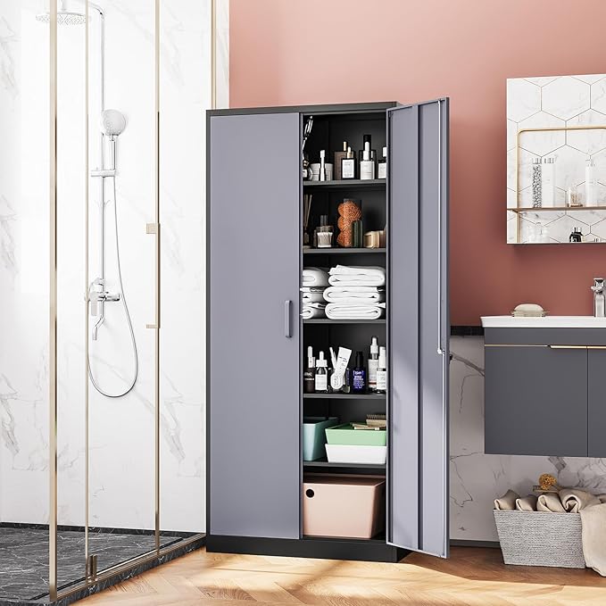 Metal Storage Cabinet-72” Tall Steel File Cabinets - Image 9