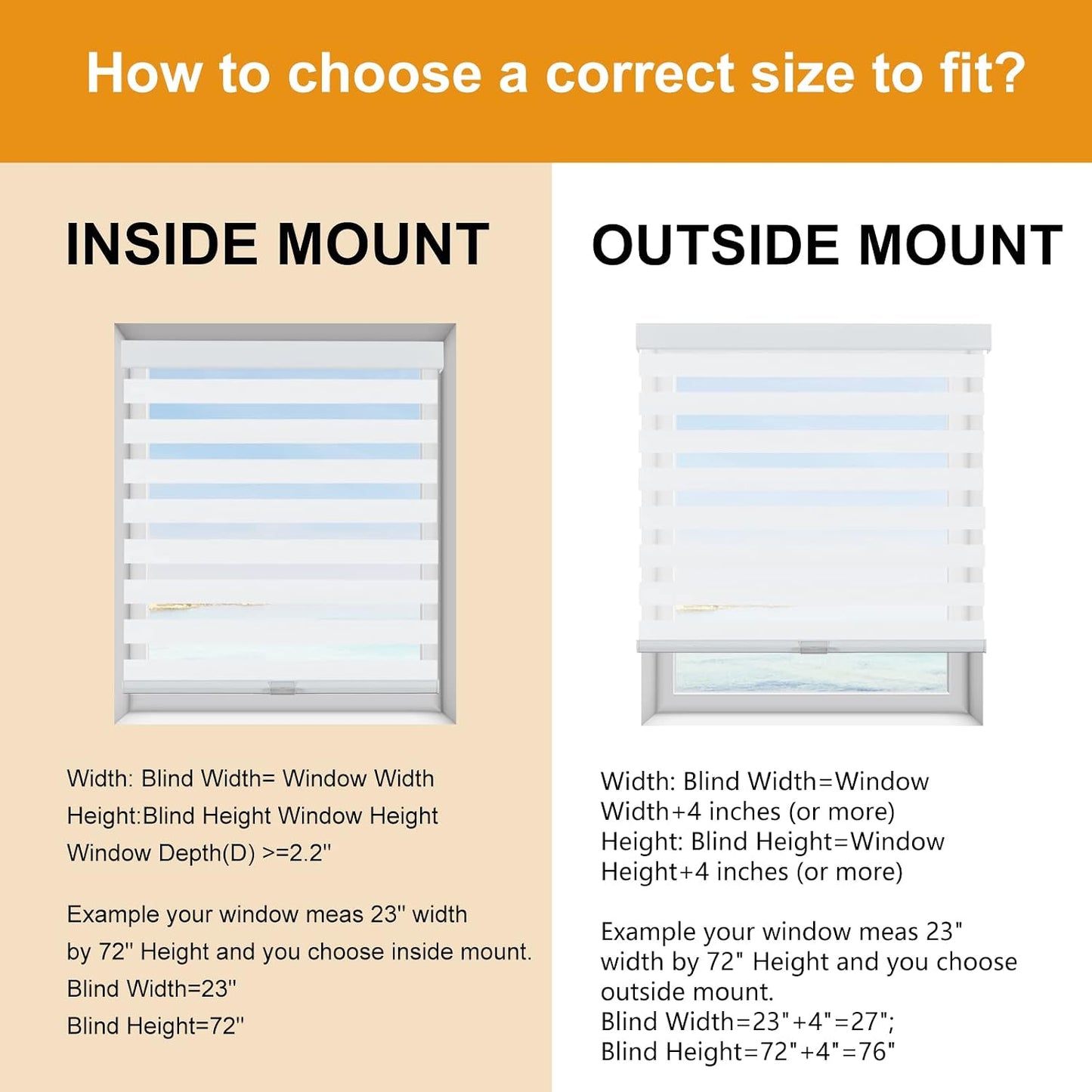 Persilux Cordless Zebra Blinds for Windows (27" W x 72" H, White) with Upgraded Cassette Light Filtering Dual Layersfor Day and Night Sheer Roller Shades Thermal Insulated Blinds for Office