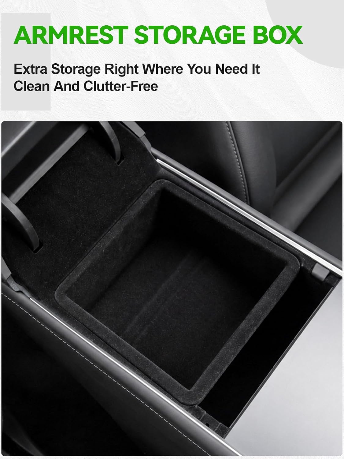 Center Console Organizer for 2020-2024 Model Y/2021-2023 Model 3