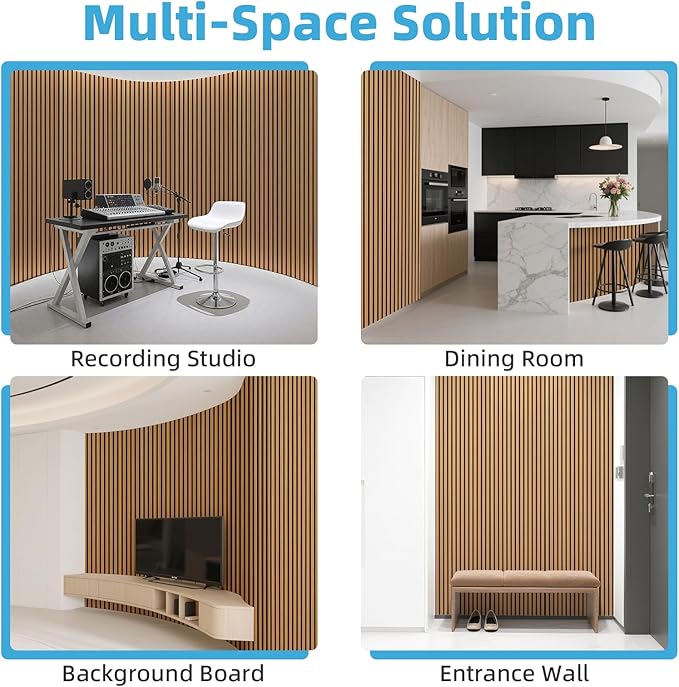 Art3d 2-Pack Acoustic Wood Slat Wall Panel - Image 9