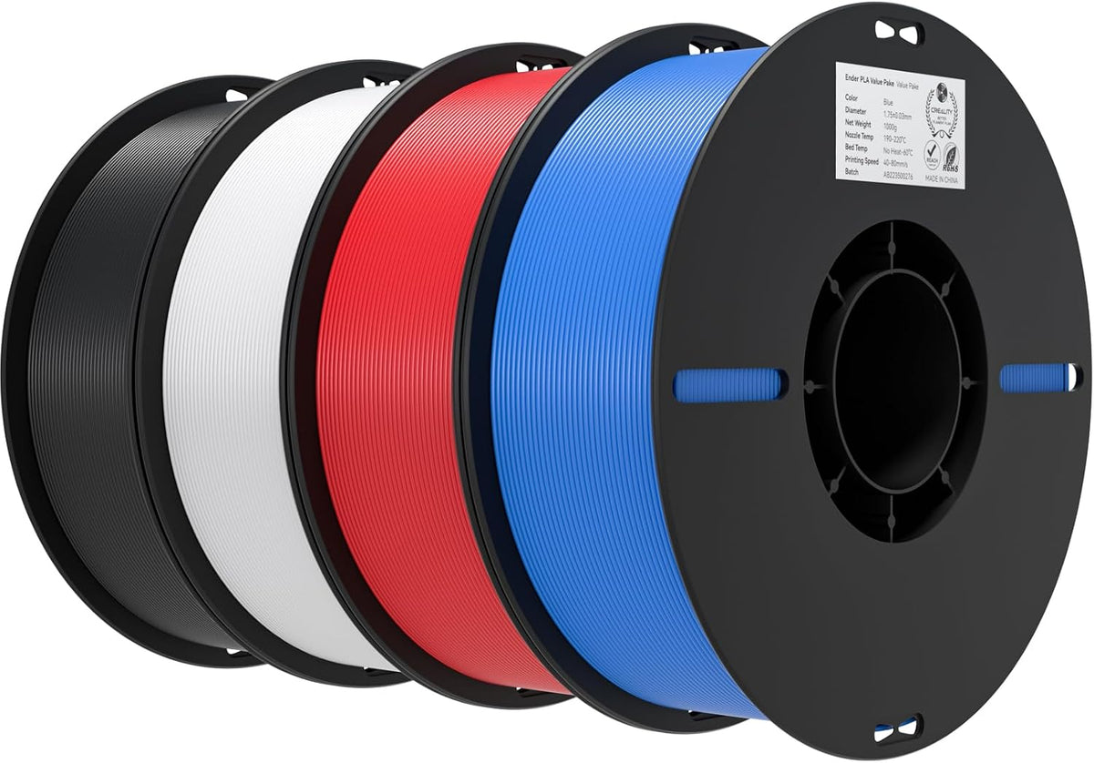creality pla 3d printer filament 4kg, black &, main product view