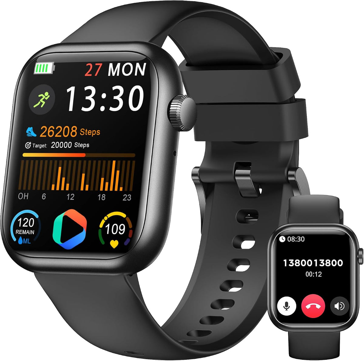 Smart Watch for Men Women(Answer/Make Call), 1.83" Fitness Watch with He...