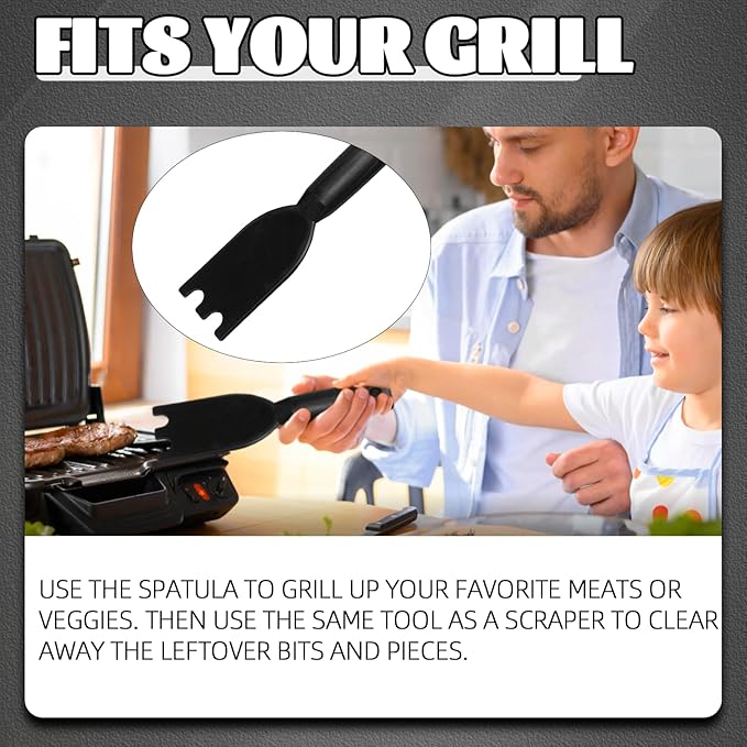 TonGass Grill Scraper for George Foreman Indoor Grills & Most Other Indoor - Image 6