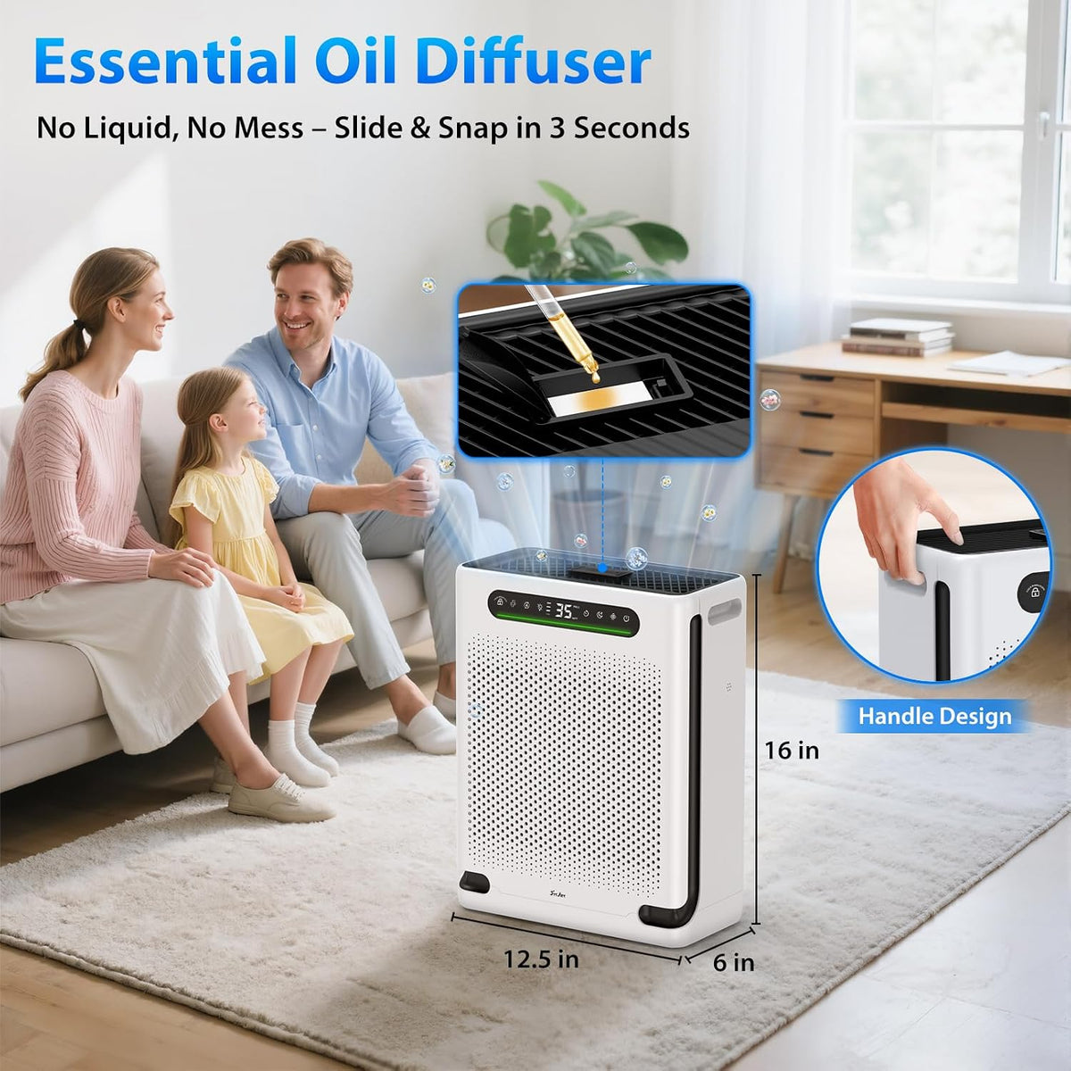 freaire air purifiers for home large room up, view 9