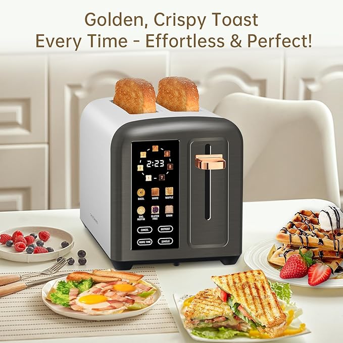 SEEDEEM Toaster 2 Slice, Real Touch Screen - Image 8