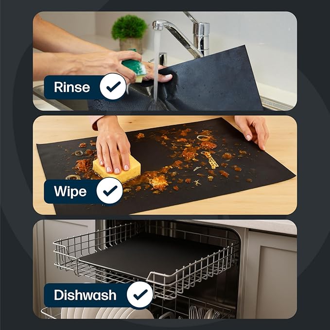 Cooks Innovations MADE IN USA Non-Stick Oven Protector Mat - Image 9
