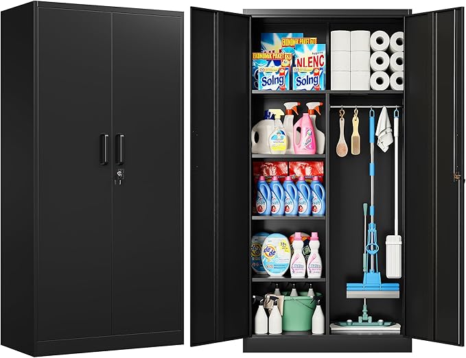 Wide & Deep Metal Storage Cabinet - Image 8