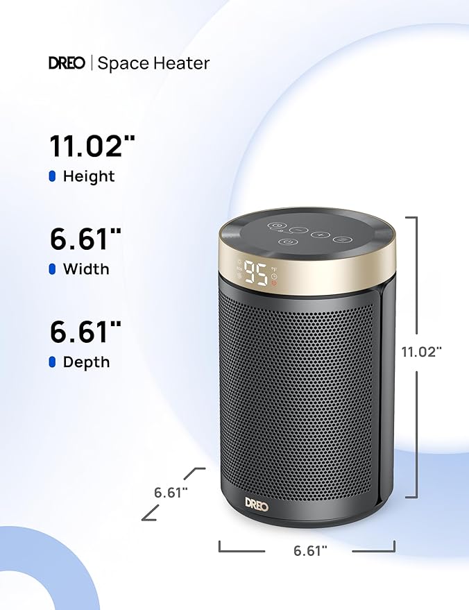 DREO Space Heater, Portable Electric Heaters - Image 8