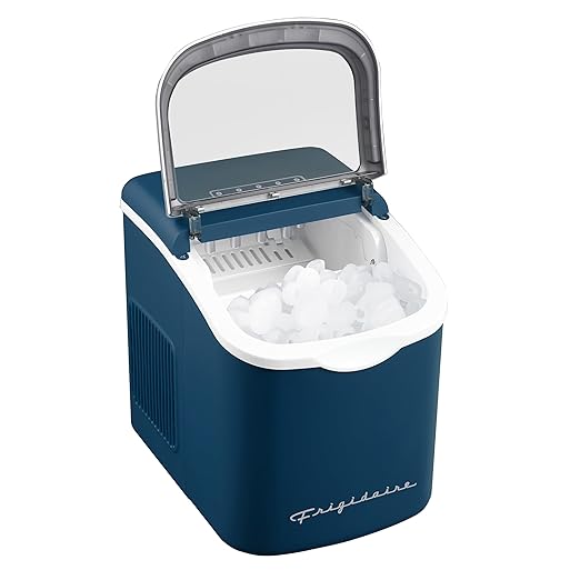 FRIGIDAIRE Retro Compact Ice Maker Machine, Bullet Ice, 26 lb per Day - Image 7