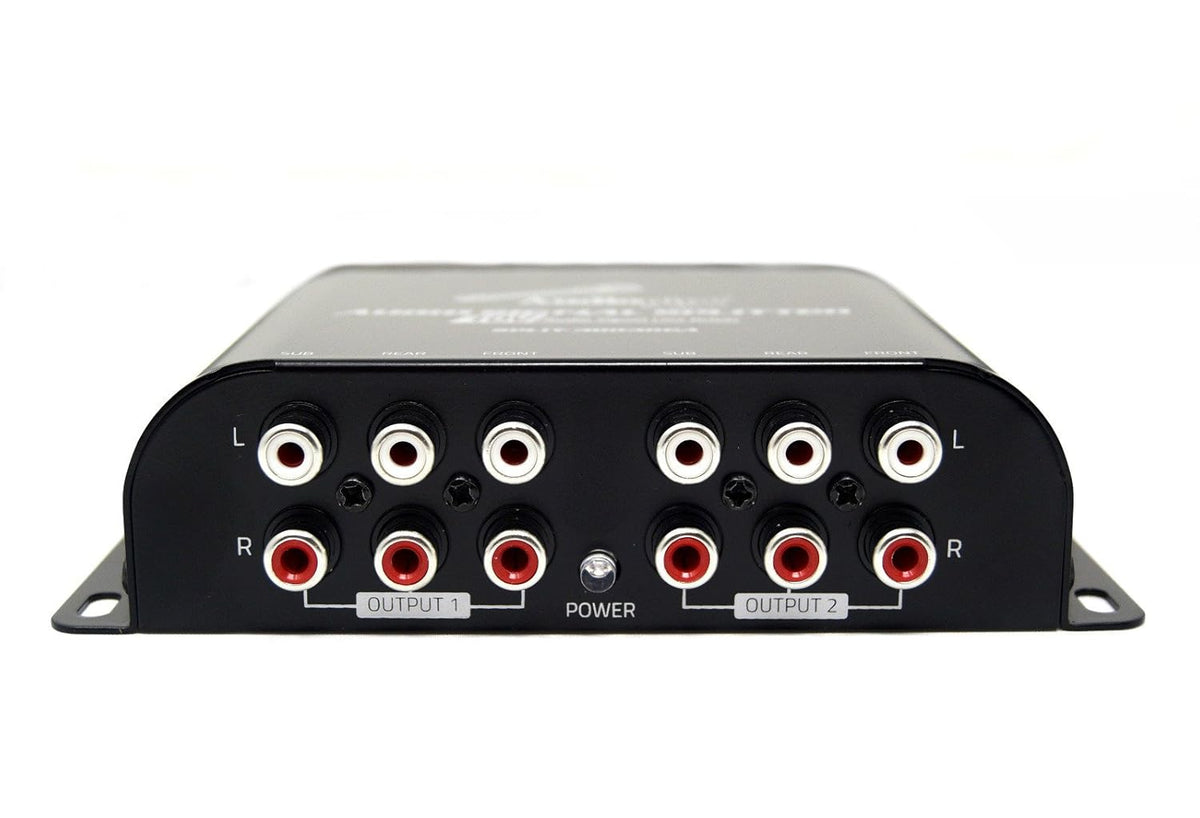 Audiopipe SPLIT3003RCA Multi-audio Amplifier 3 Rca Outputs W/bulit In 10v Lin...