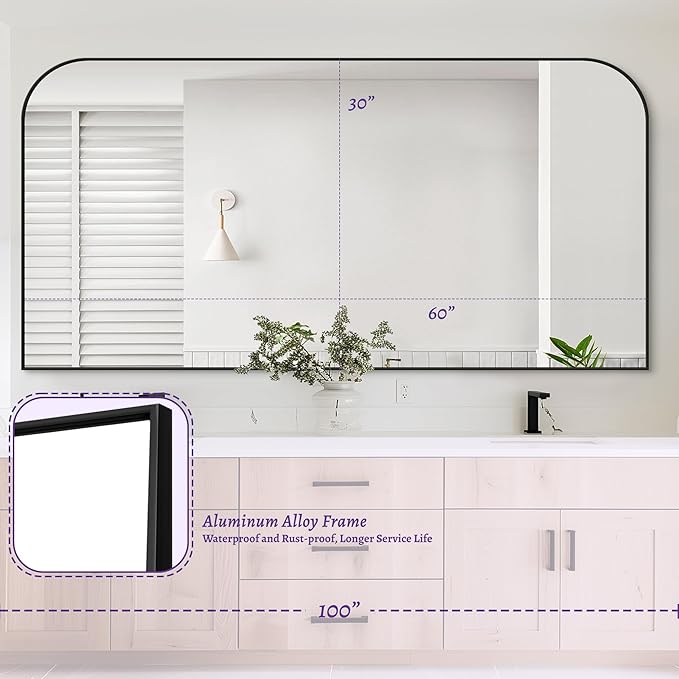 Bathroom Mirror, Wall Mirrors, Bathroom Vanity Mirror - Image 8