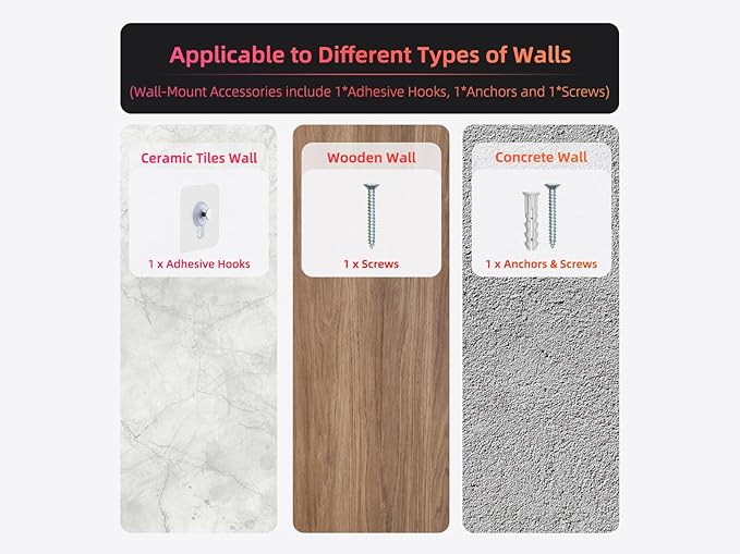 Digital Wall Clock with Date, Indoor Temperature, Battery-Operated Digital Clock - Image 8