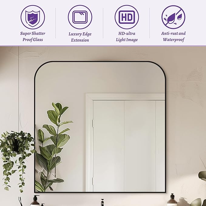 Bathroom Mirror, Wall Mirrors, Bathroom Vanity Mirror - Image 7