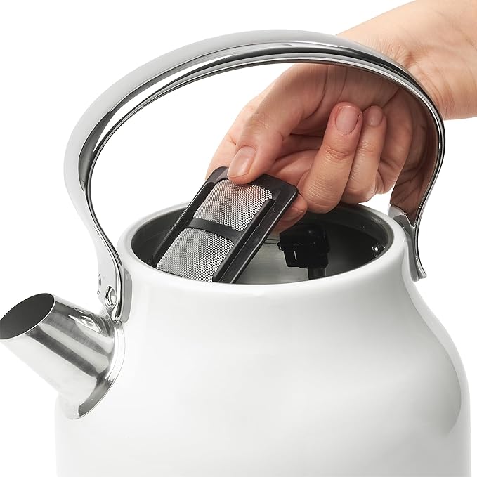 Haden Heritage 1.7 Liter Stainless Steel Electric Kettle, Hot Water Kettle - Image 9