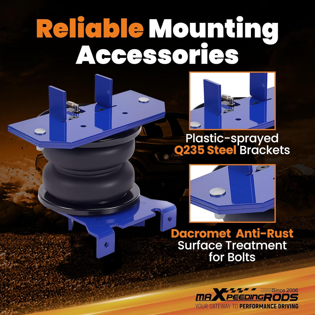 maXpeedingrods 7500 lbs Air Suspension Bag Kit for Dodge Ram 2500 2003-2013