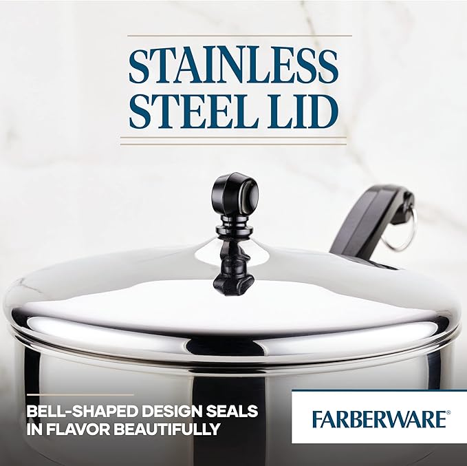 Farberware Classic Stainless Steel Fry Lid, Saute Pan - Image 6