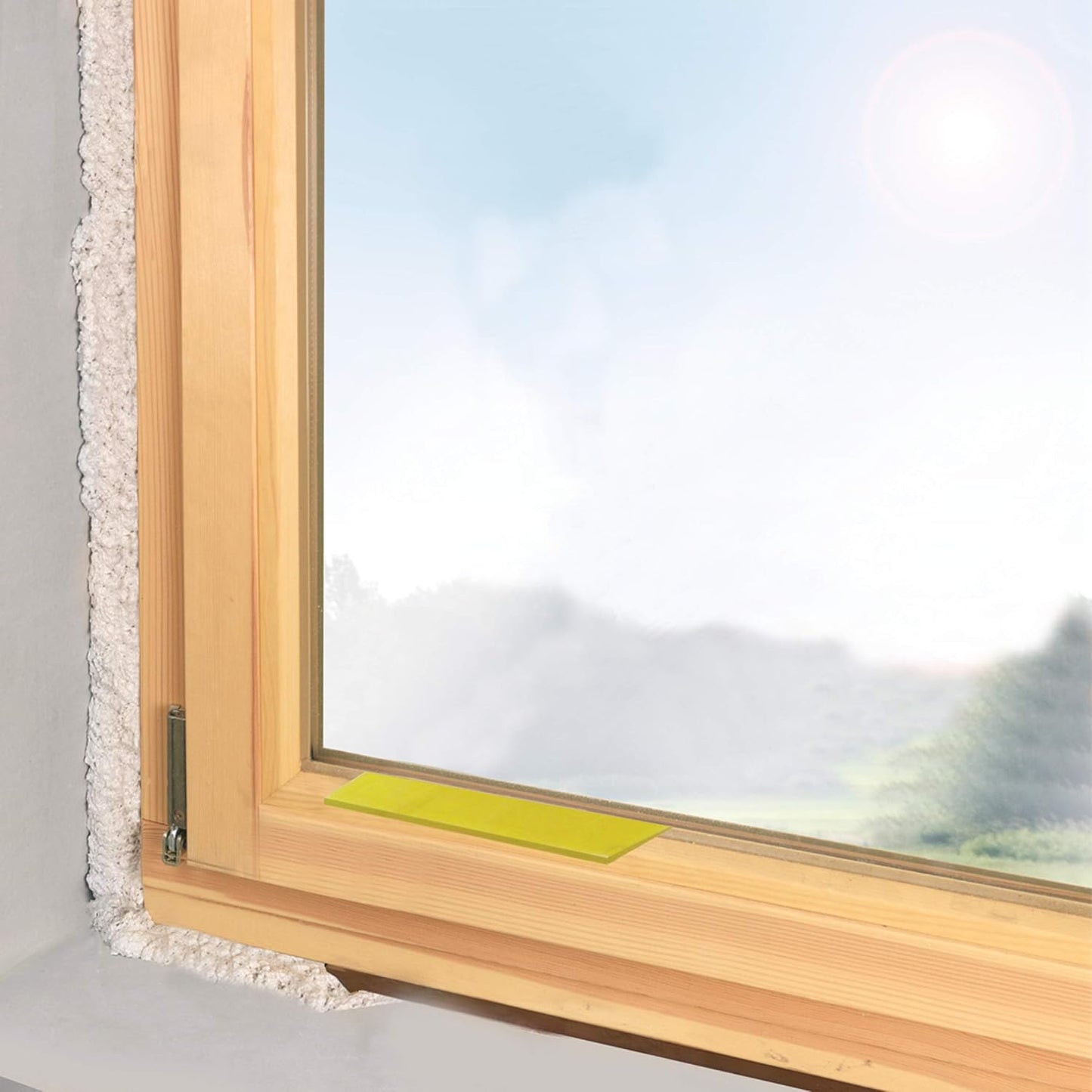 Connex B34300 Glazing Set 300 Pieces 100 x 24 mm Six Heights from 1 to 6 mm Assorted Colours with Ribbing Polypropylene/Backing Plates/Carrying Blocks/Plastic Wedges