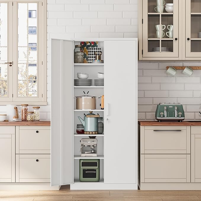 Metal Storage Cabinet-72” Tall Steel File Cabinets - Image 9